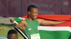 Luke Davids Wins 100m Gold at 2018 IOC Youth Olympics in Buenos Aires
