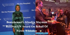 Khadija at the UN Foundation Global Leadership Awards 