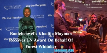 From Bonteheuwel to the UN - Khadija Mayman Receives UN Award on Behalf of Forest Whitaker